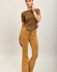 [to_review] Toxik3 pantalon velour stretch bootcut lacet