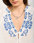 Camisa de algodón bordada Toxik3