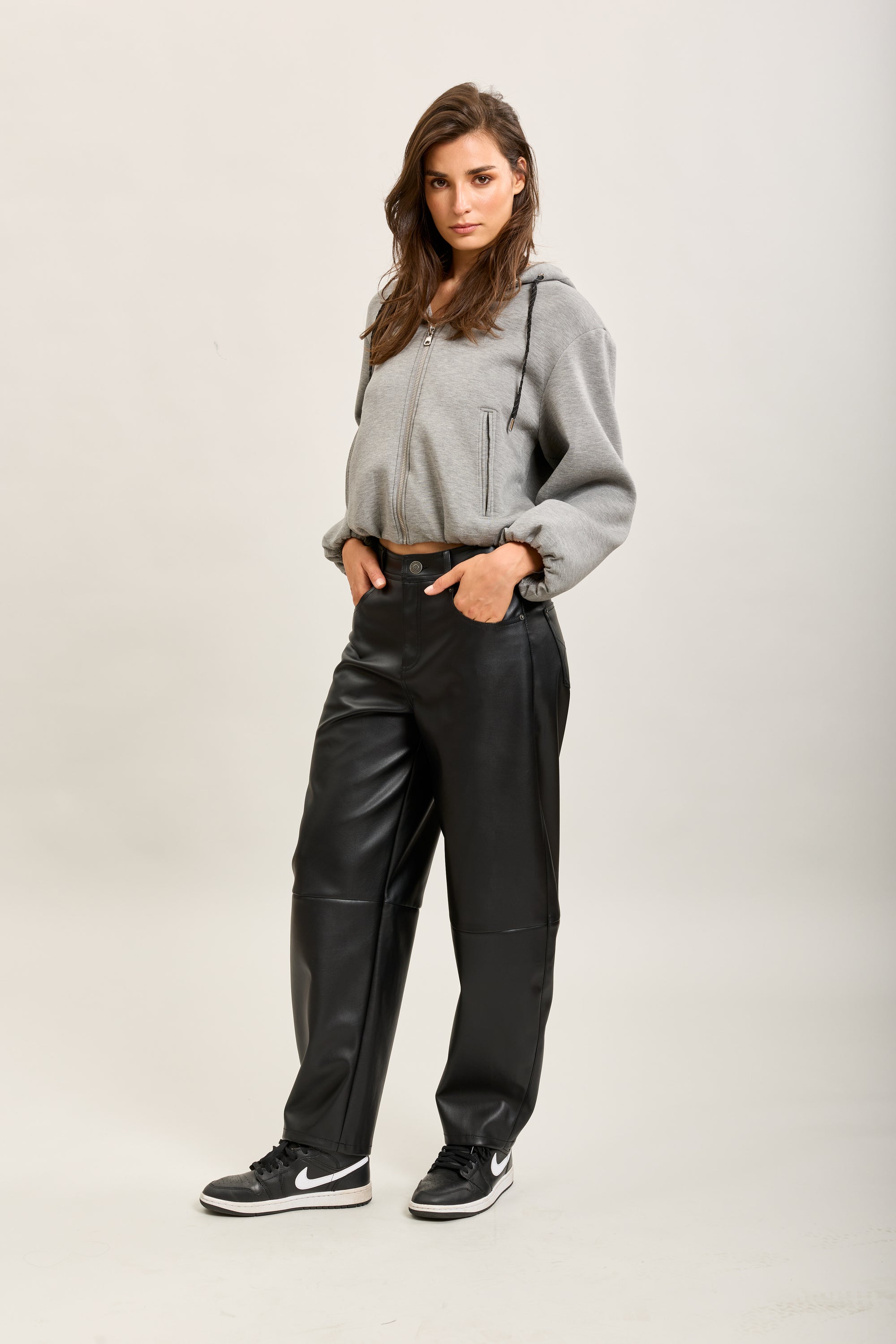Toxik3 pantalon balloon simili cuir