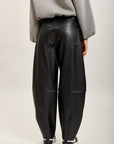 Toxik3 pantalon balloon simili cuir