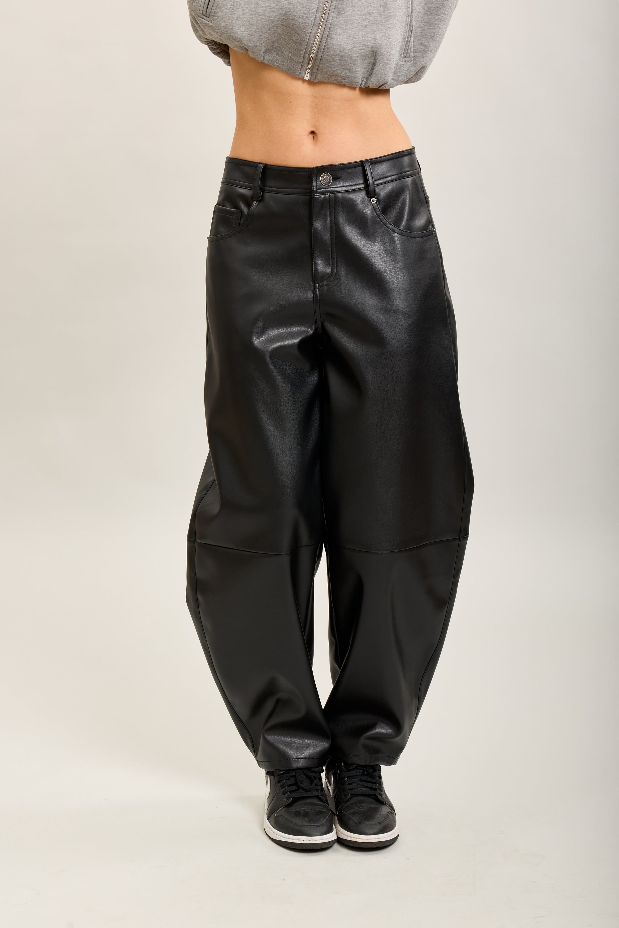 Toxik3 pantalon balloon simili cuir