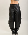Toxik3 pantalon balloon simili cuir
