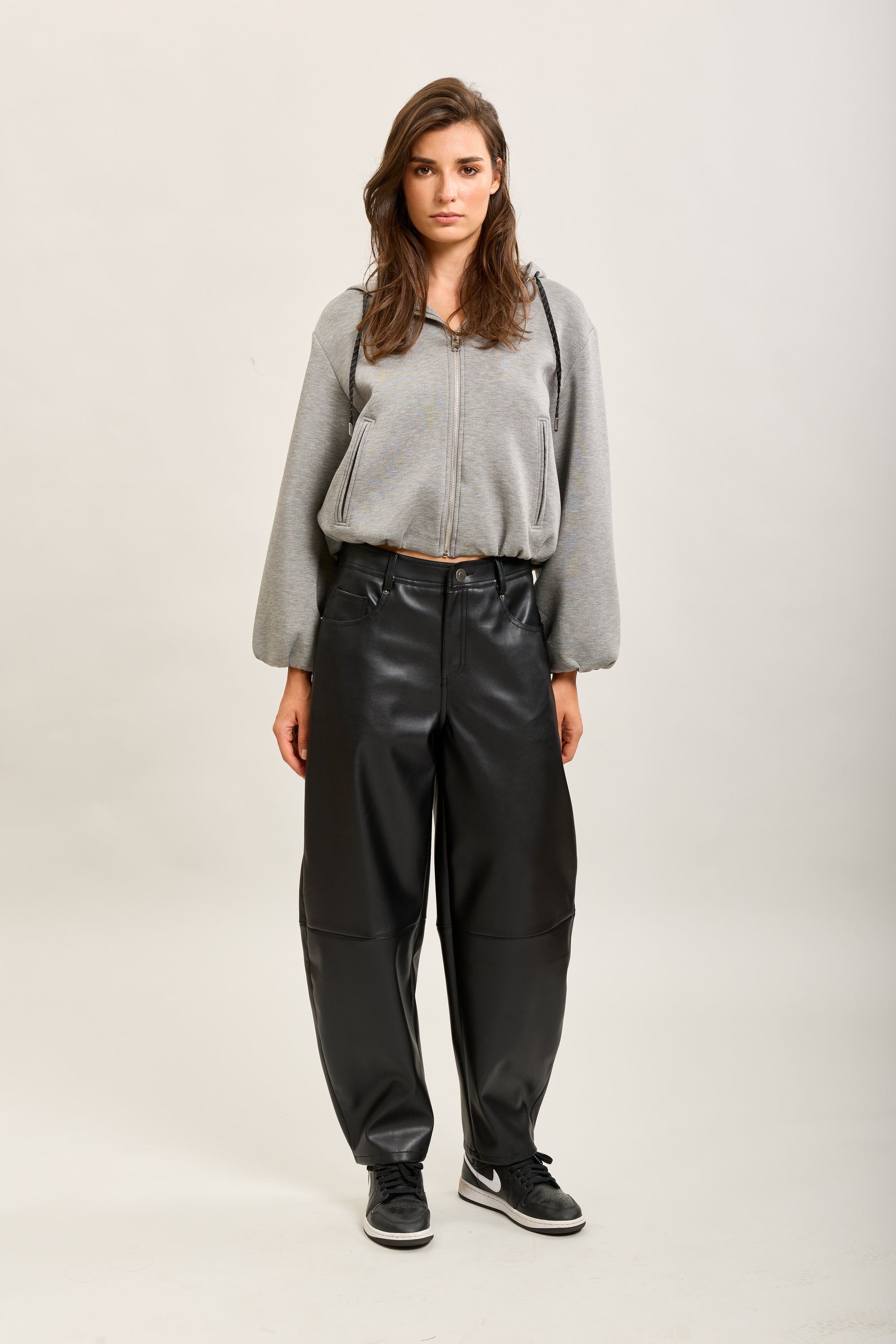 Toxik3 pantalon balloon simili cuir