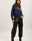 Toxik3 faux leather balloon pants