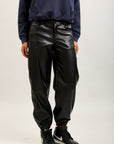Toxik3 faux leather balloon pants