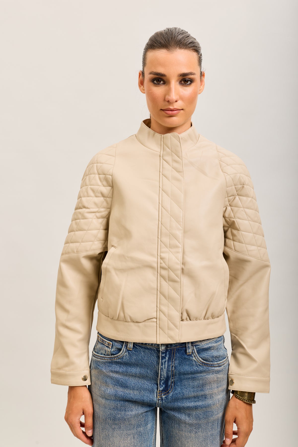 chaqueta biker sintética Toxik3