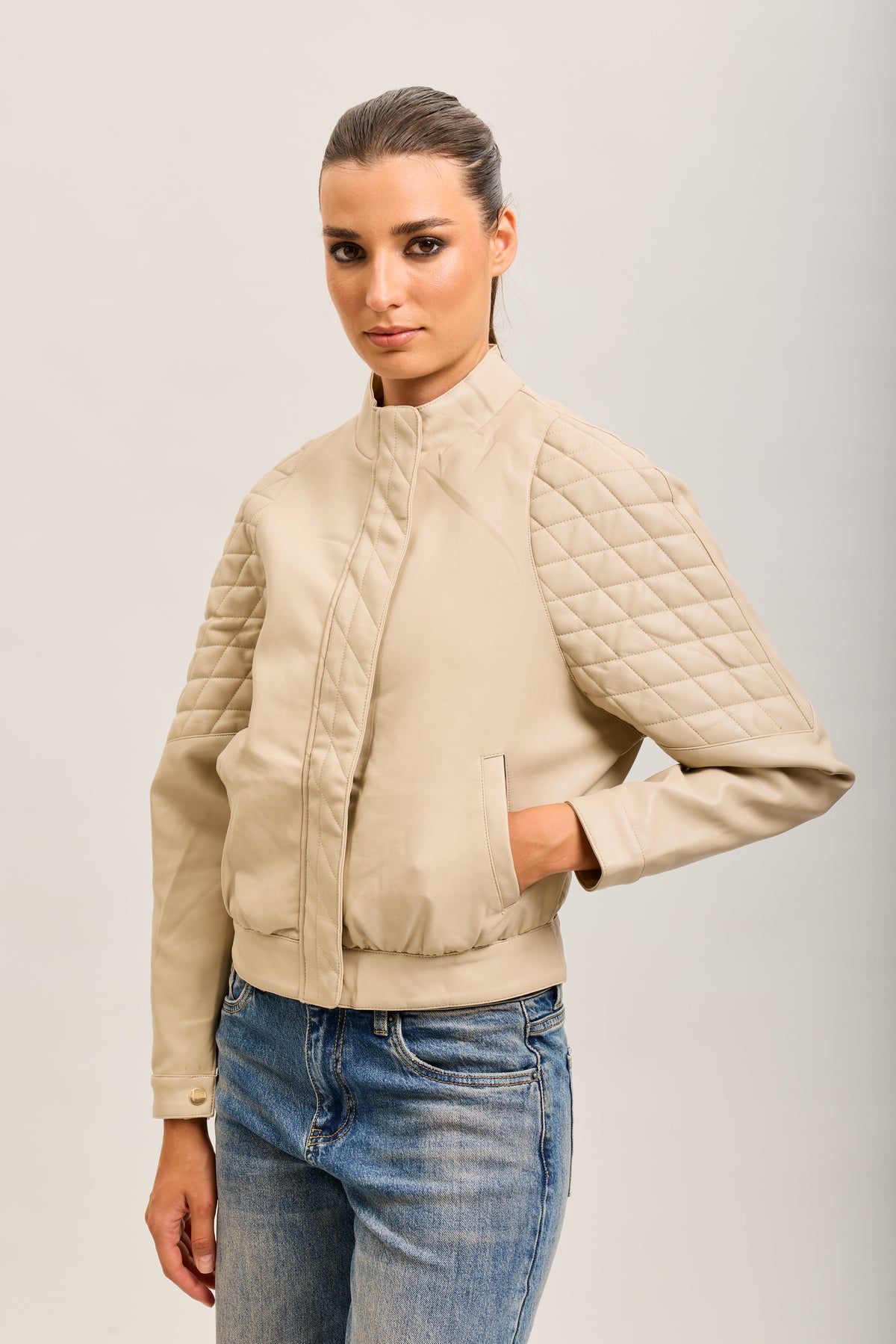 chaqueta biker sintética Toxik3