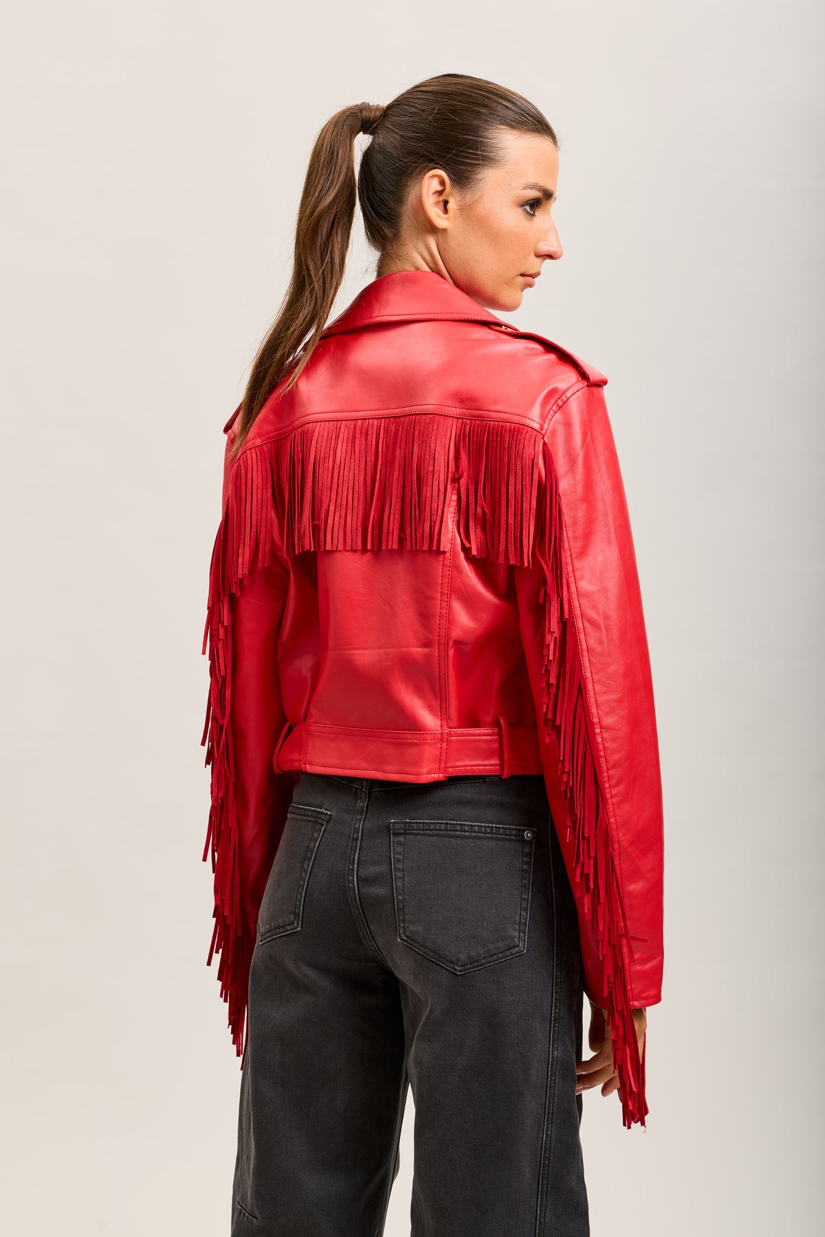Jacke mit künstlichen Fransen von Toxik3