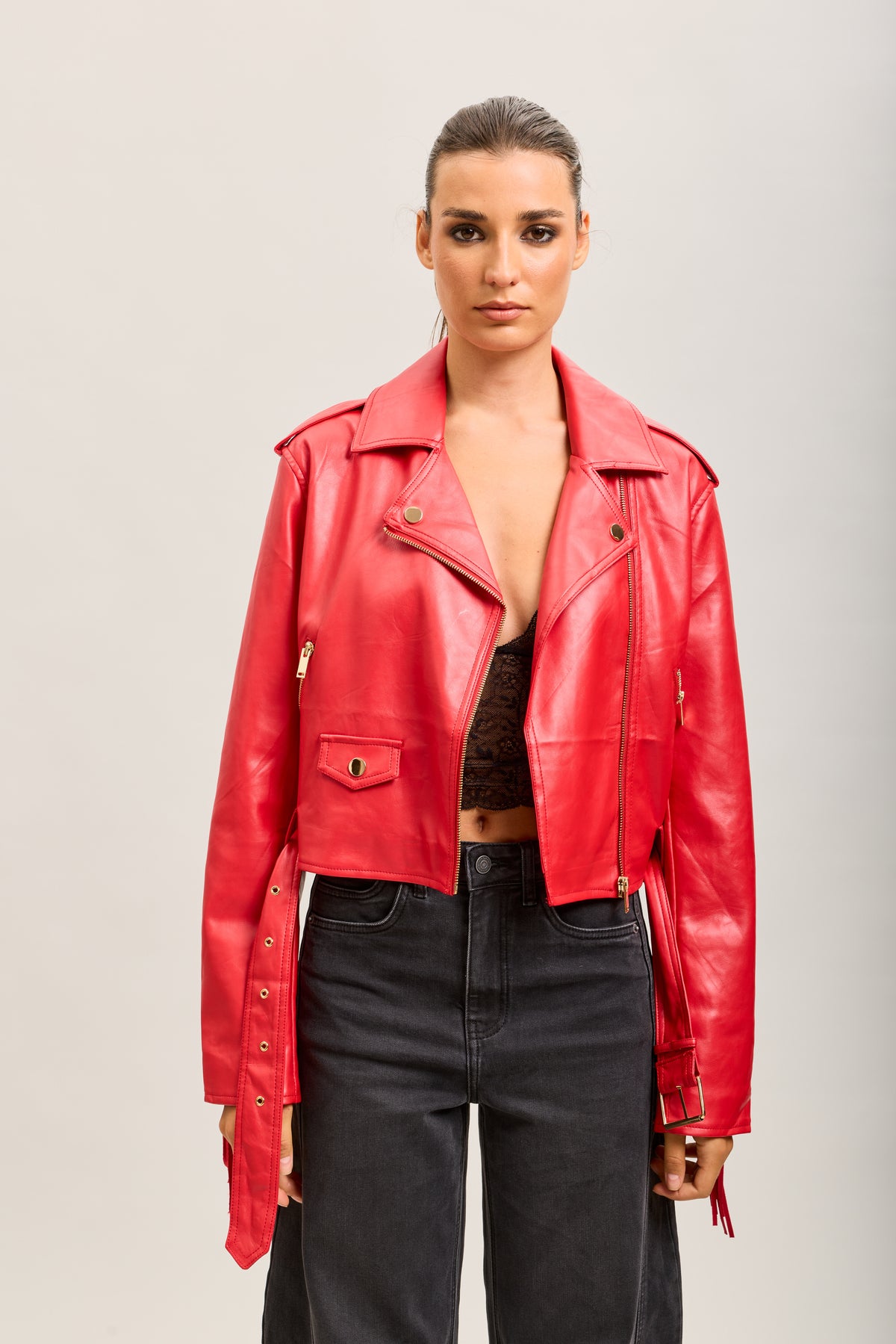 Jacke mit künstlichen Fransen von Toxik3