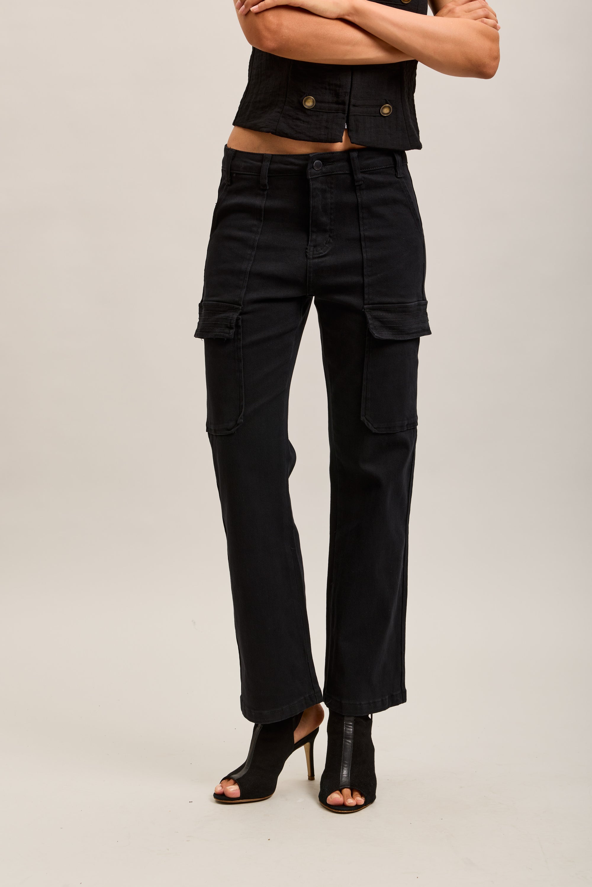 Toxik3 denim cargo pants