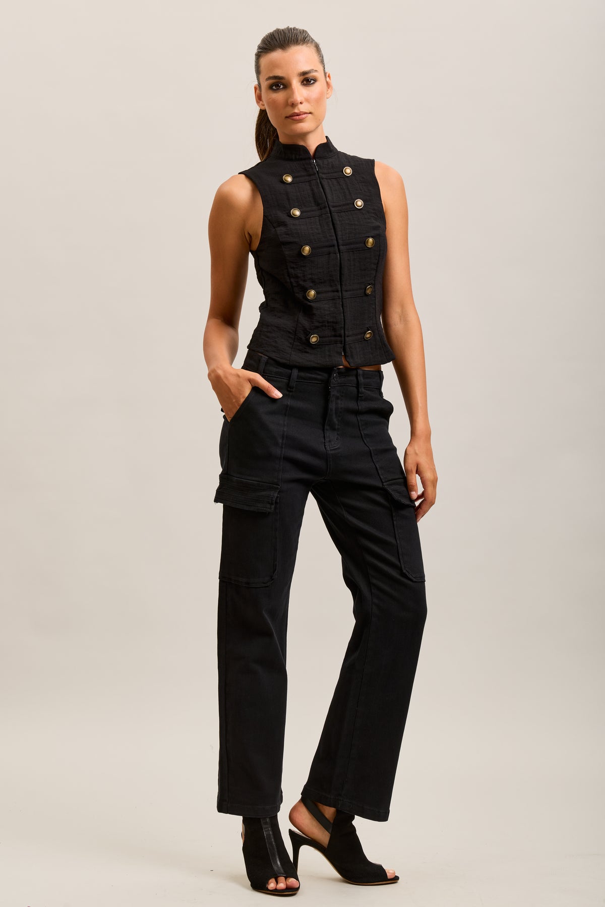 Toxik3 denim cargo pants