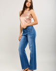 Toxik3 pantalon bootcut en jean detail couture