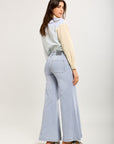 Toxik3 palazzo pants button closure patch pockets