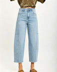 Toxik3 ballonjeansbroek Lyocell studdetails
