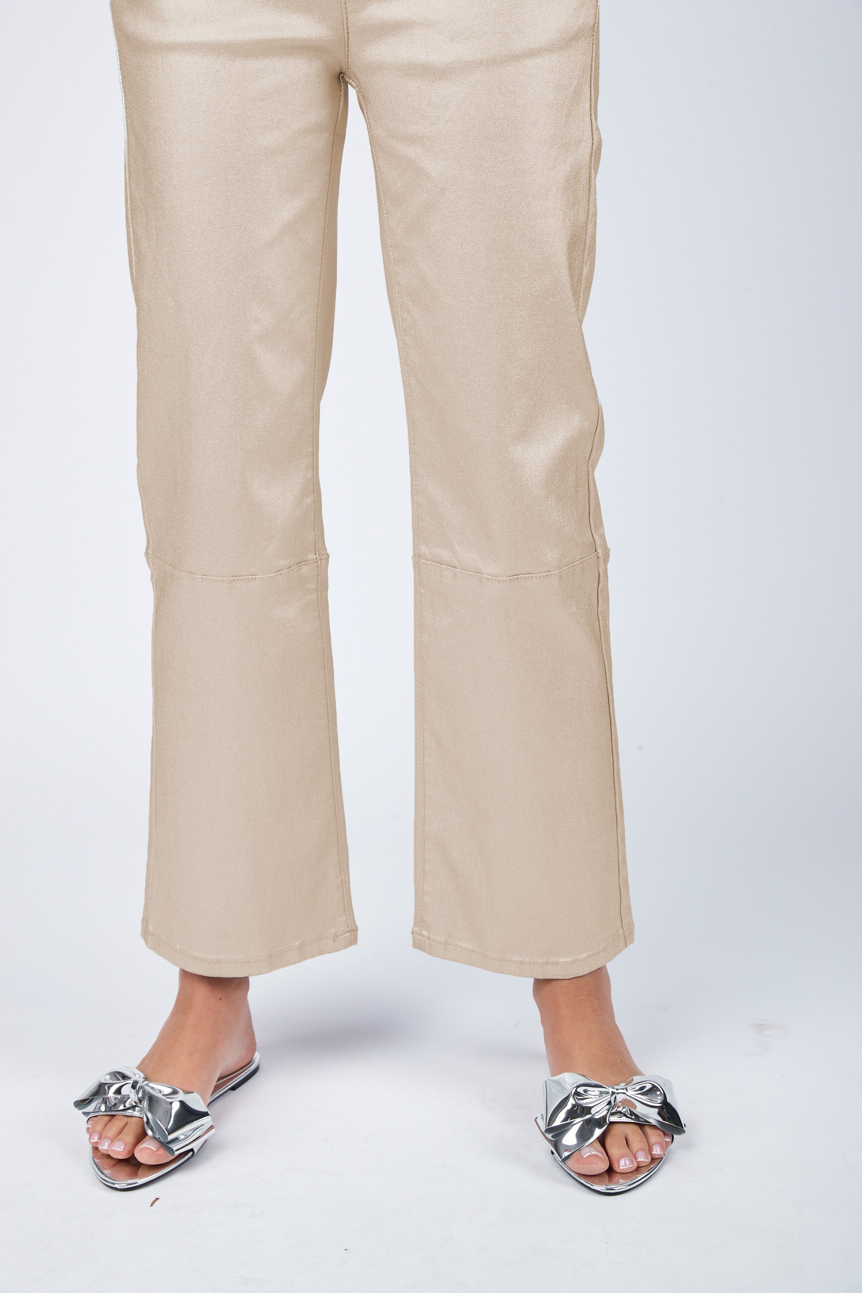 Verchromte Vintage-beschichtete Hosen