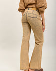 Toxik3 dirty wash country folk flare jeans