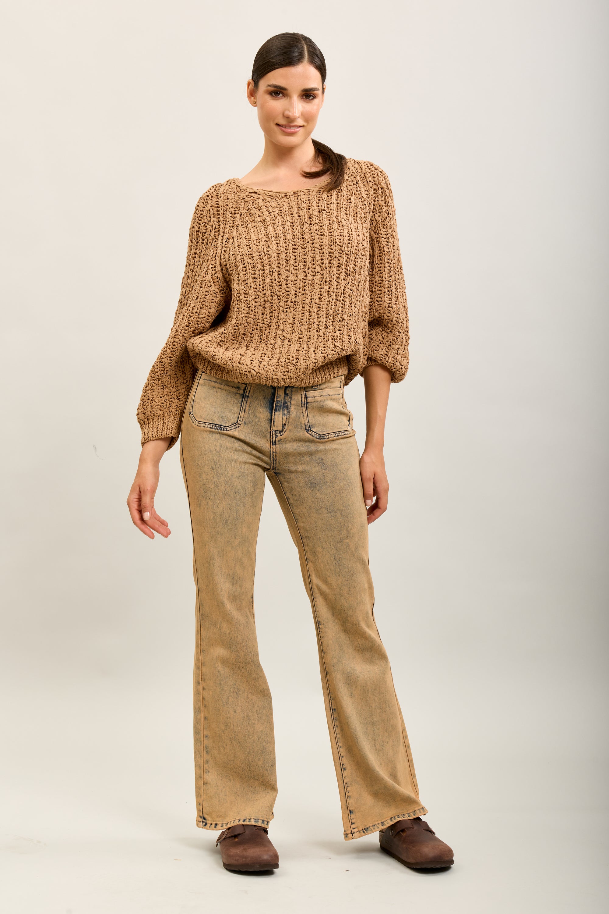 Toxik3 dirty wash country folk flare jeans