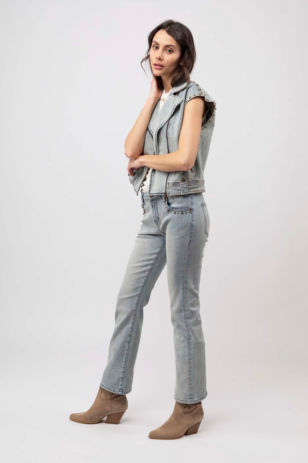 Jeans Details Taschen - Steine