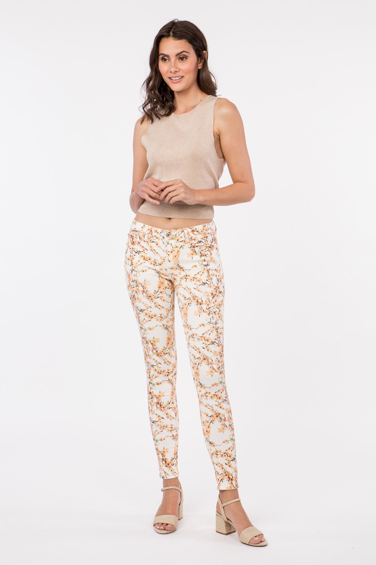 Pantalon print floral - Hana