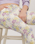 Pantalon imprimé lila - Armelle
