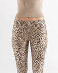 Pantalon enduit imprimé léopard - Loula