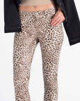 Leopard - Loula gedruckte beschichtete Hose