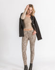 Leopard - Loula printed coated pants
