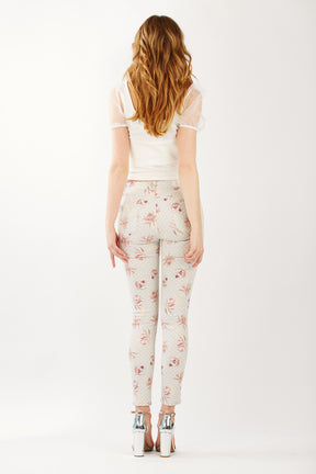 Pantalon imprimé fleur - Victoria