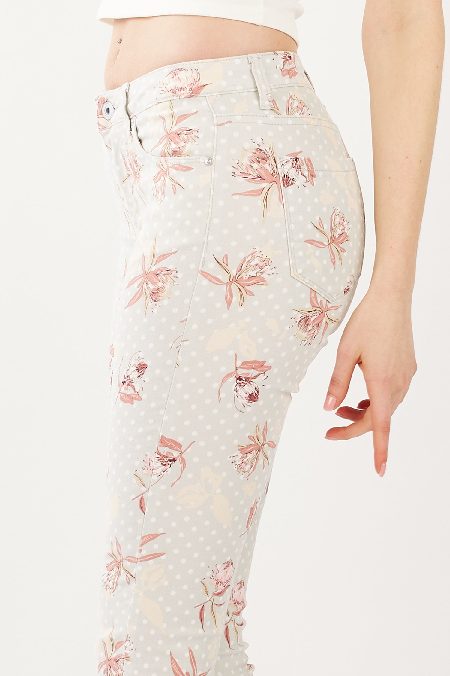Pantalon imprimé fleur - Victoria