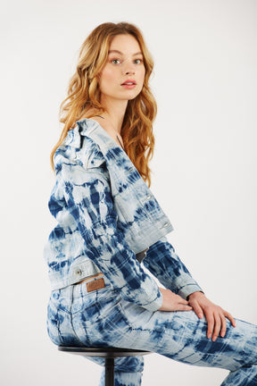 Jean Tie and Dye Jacket - Vy