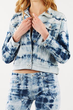 Jean Tie and Dye Jacket - Vy