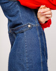 Zipped jeans dress - Juliette