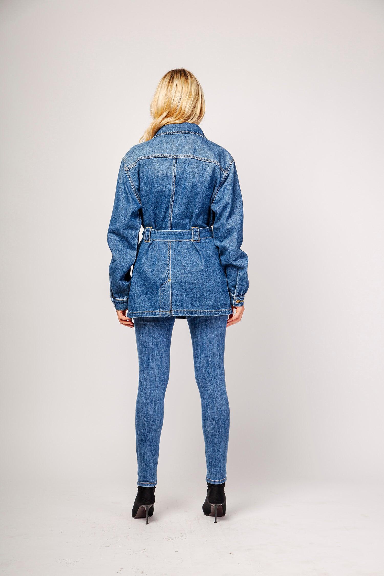 Veste jean boutons - Zanon - TOXIK3