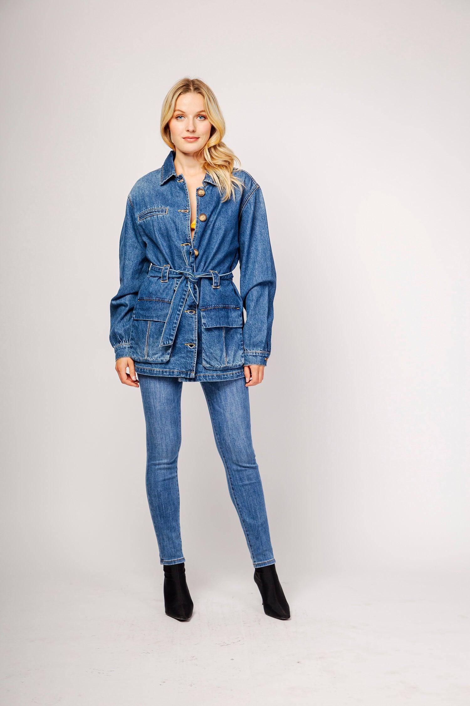 Veste jean boutons - Zanon - TOXIK3