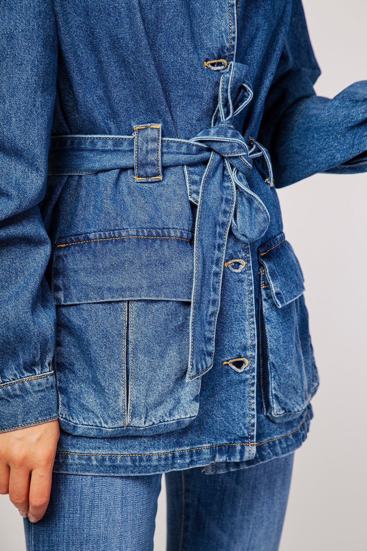 Veste jean boutons - Zanon - TOXIK3