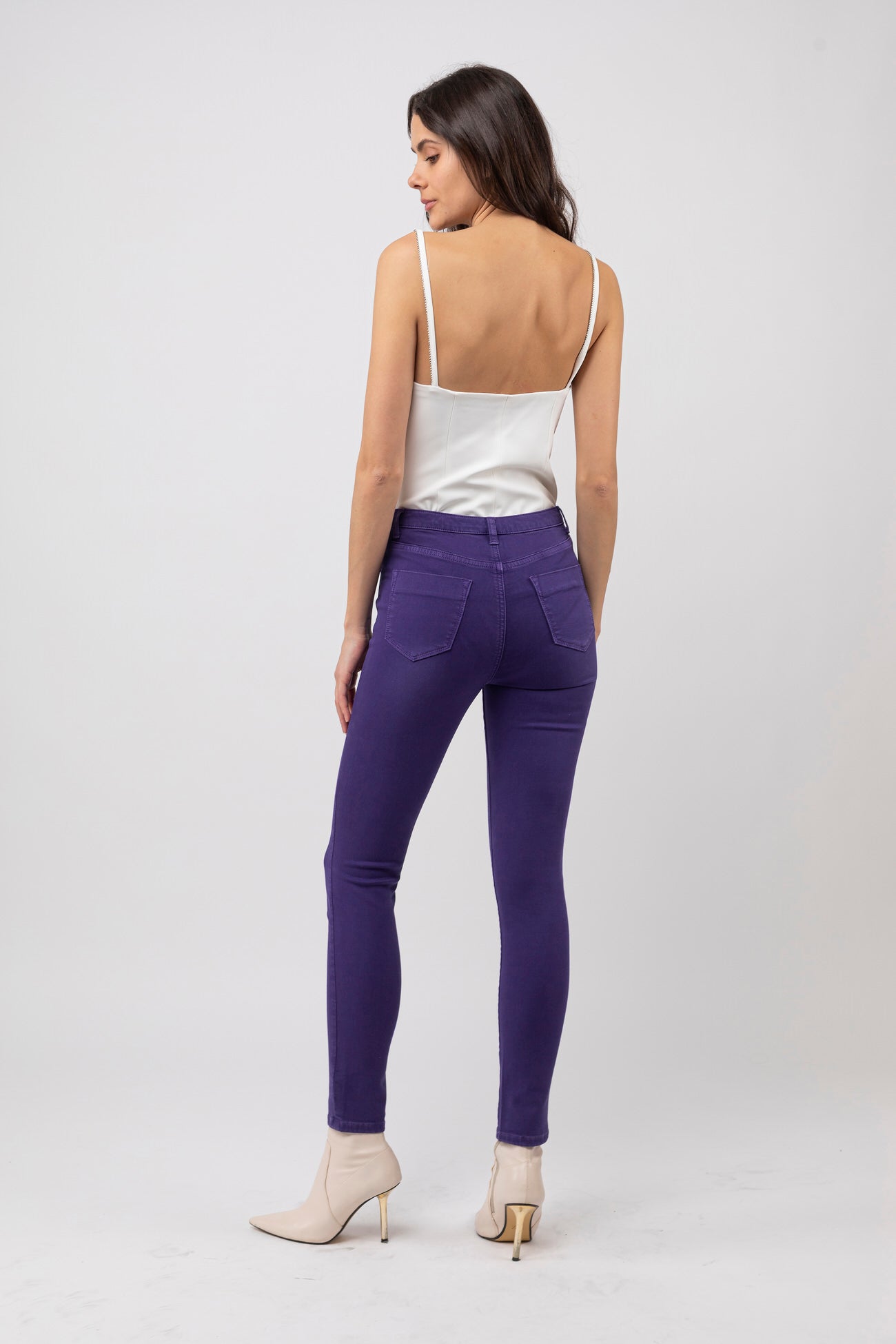 Pantalon Snee Haute Solaria - Purple Rain