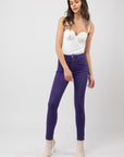 Pantalon taille haute Solaria - Purple rain