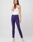 High waist pants Solaria - Purple Rain