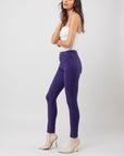 High waist pants Solaria - Purple Rain