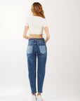 Jeans contrasterende zakken - Dora