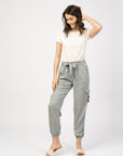 Pantalon cargo fluide - Keira - TOXIK3
