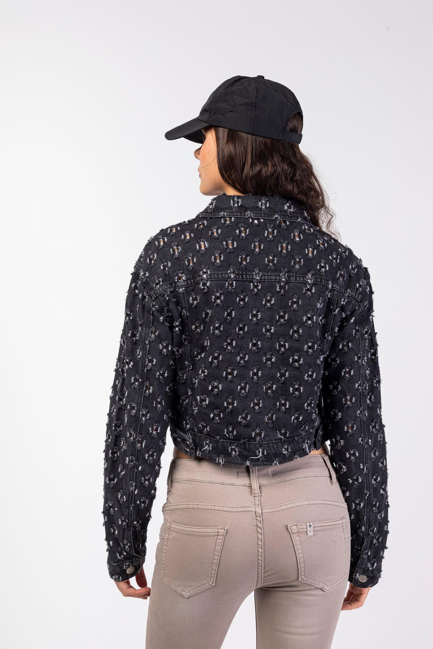 Blouson jean à trous - Sana - TOXIK3