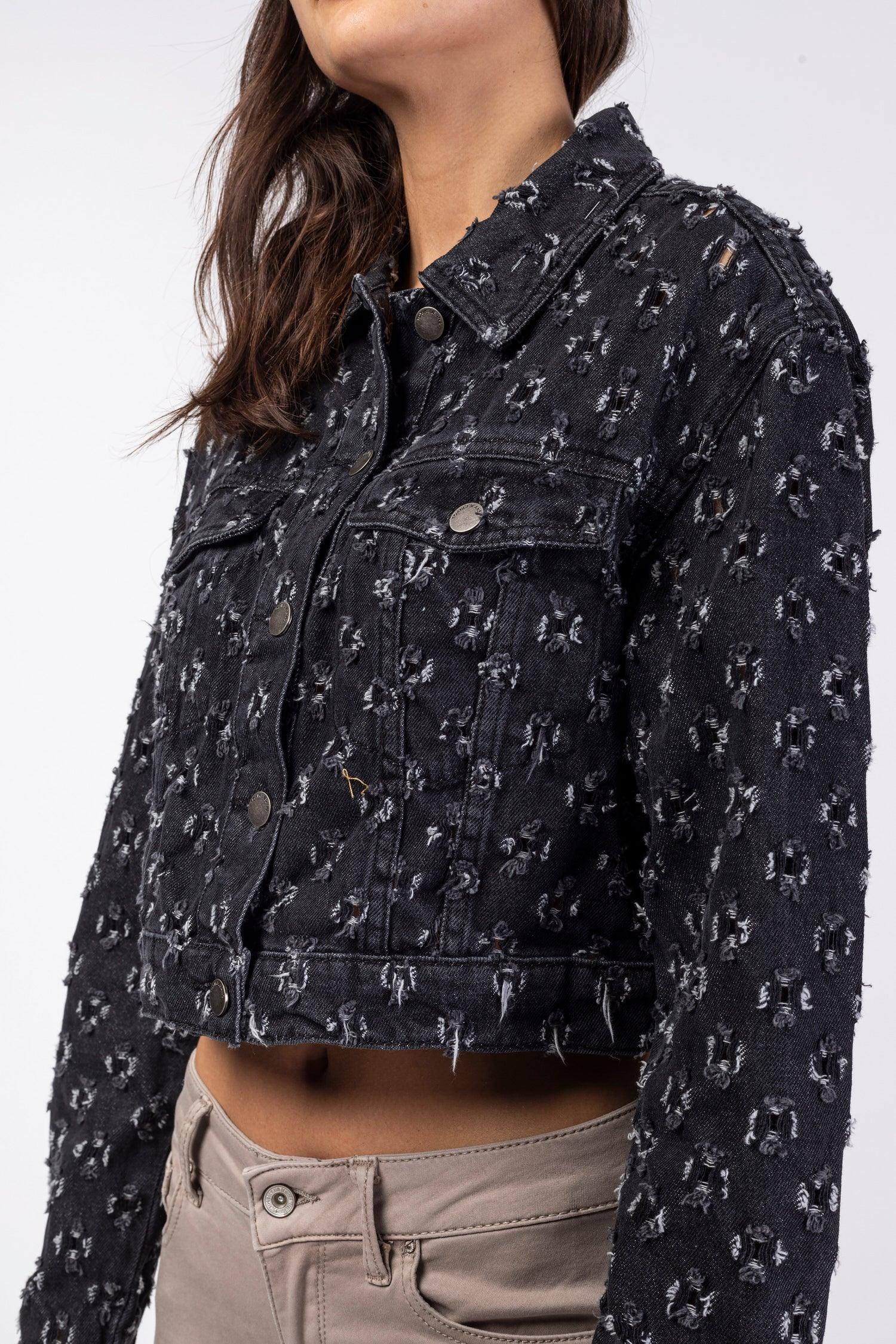 Blouson jean à trous - Sana - TOXIK3