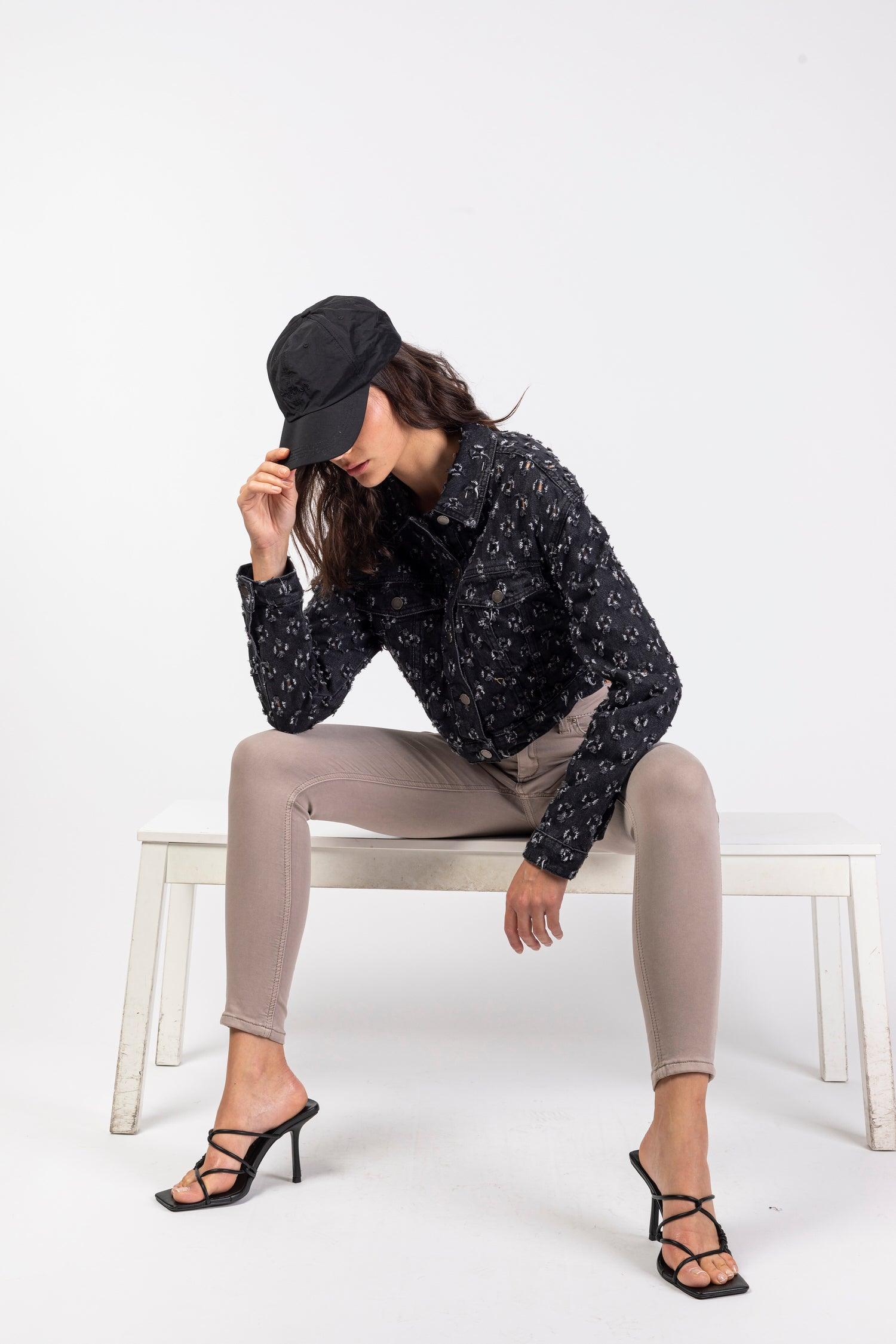 Blouson jean à trous - Sana - TOXIK3