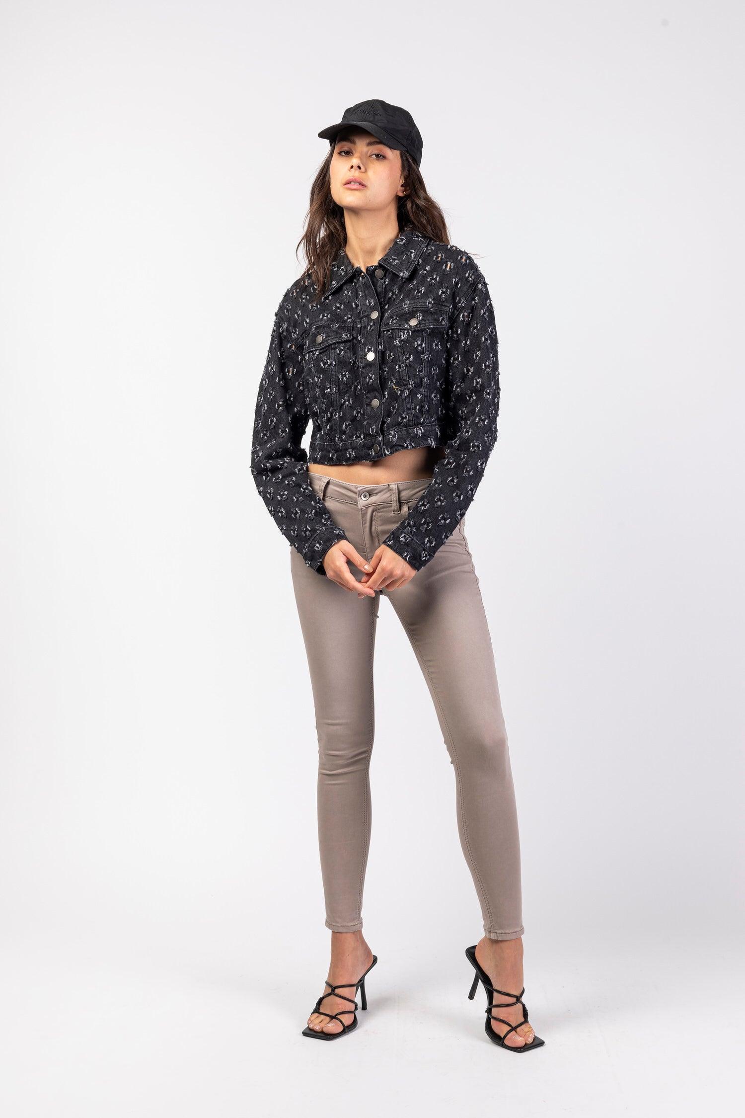 Blouson jean à trous - Sana - TOXIK3