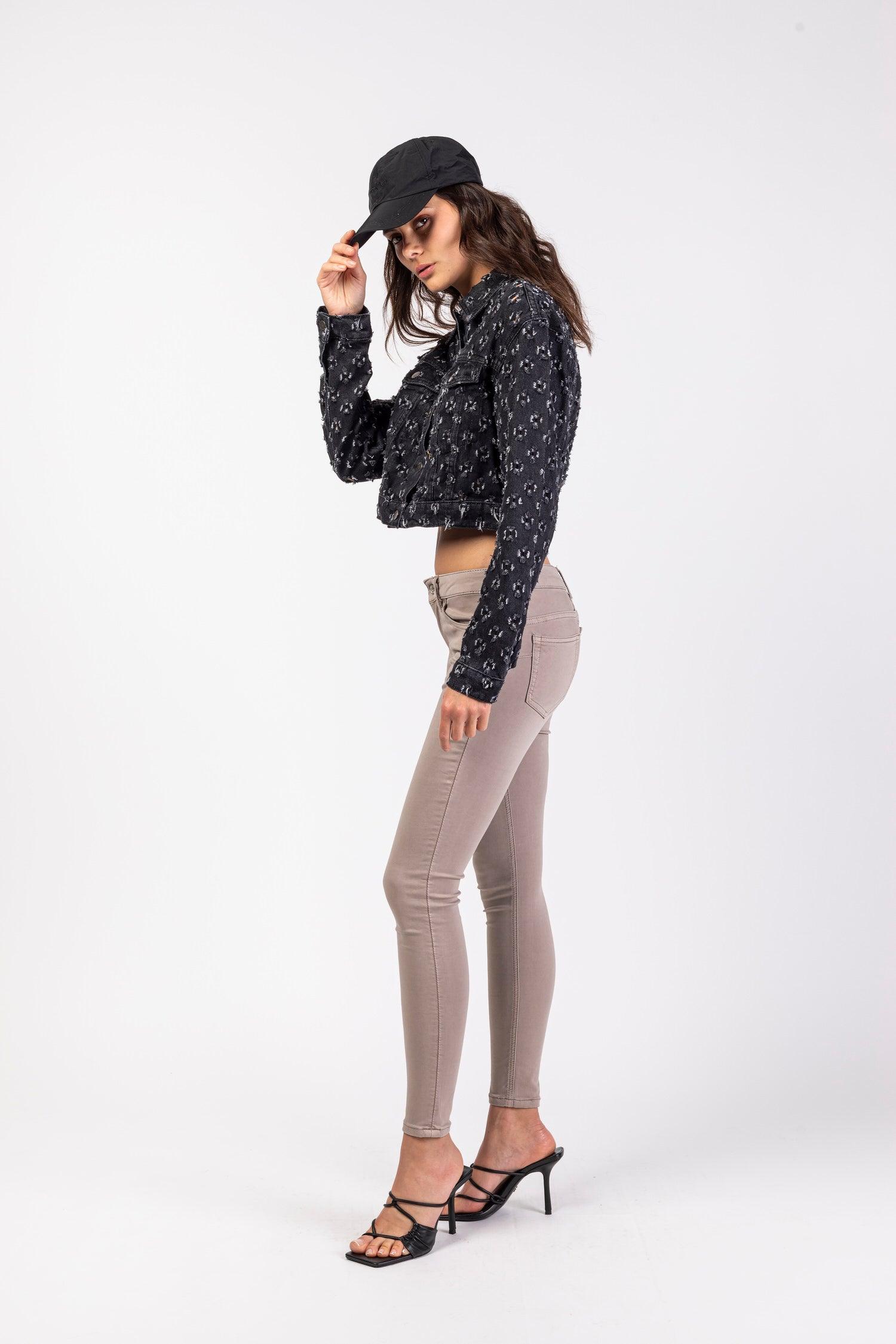 Blouson jean à trous - Sana - TOXIK3