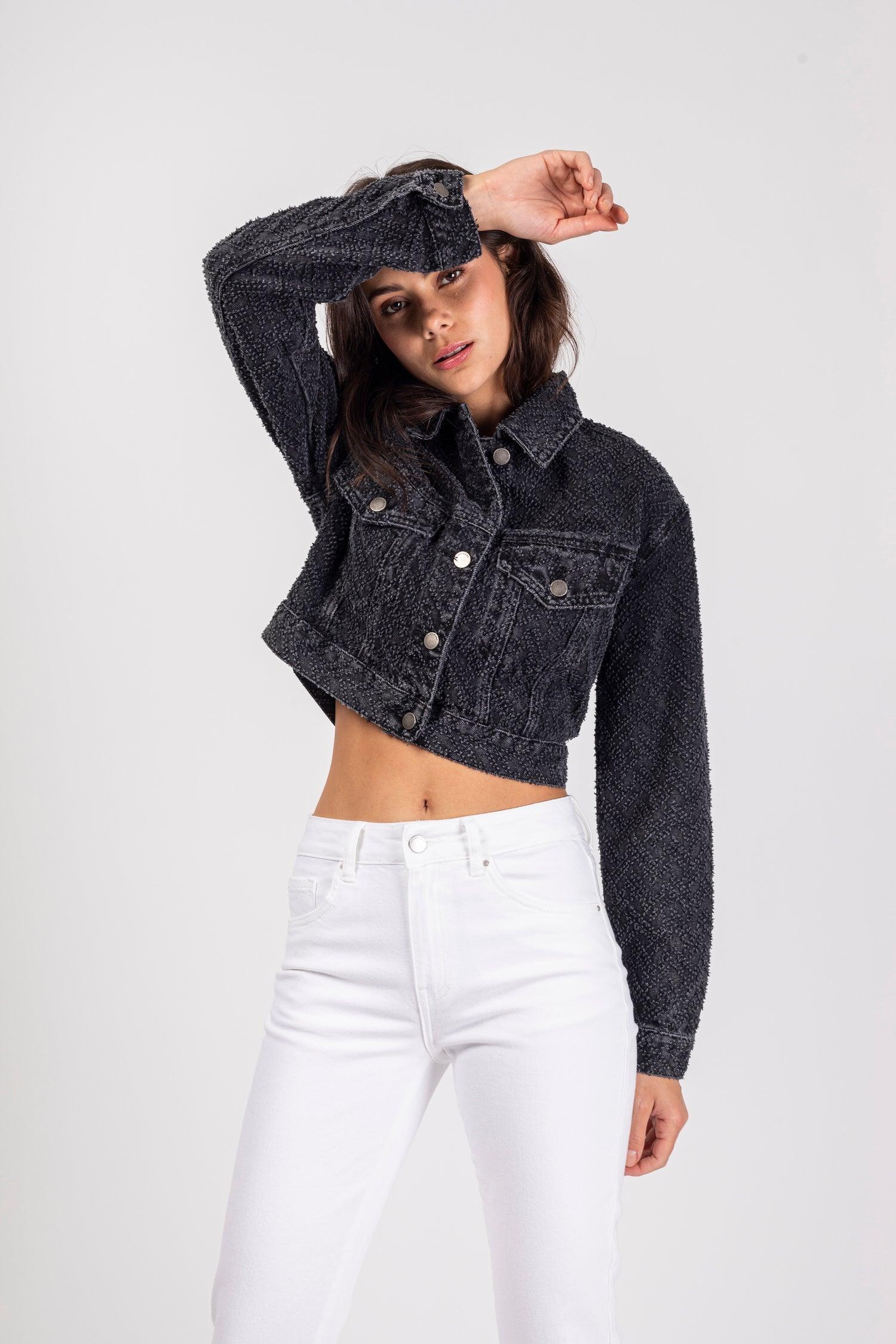 Veste courte en jean - Sista - TOXIK3