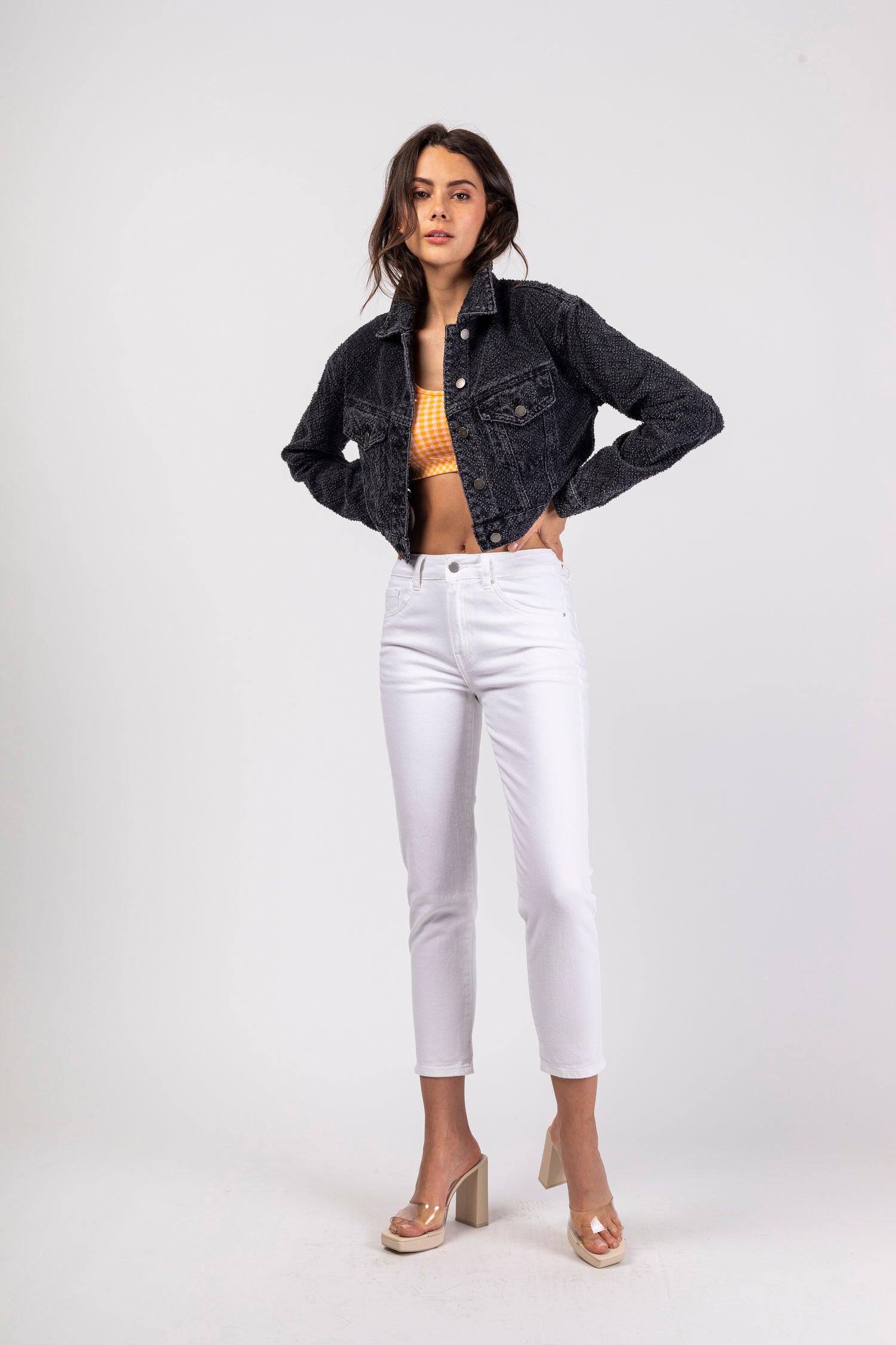 Veste courte en jean - Sista - TOXIK3