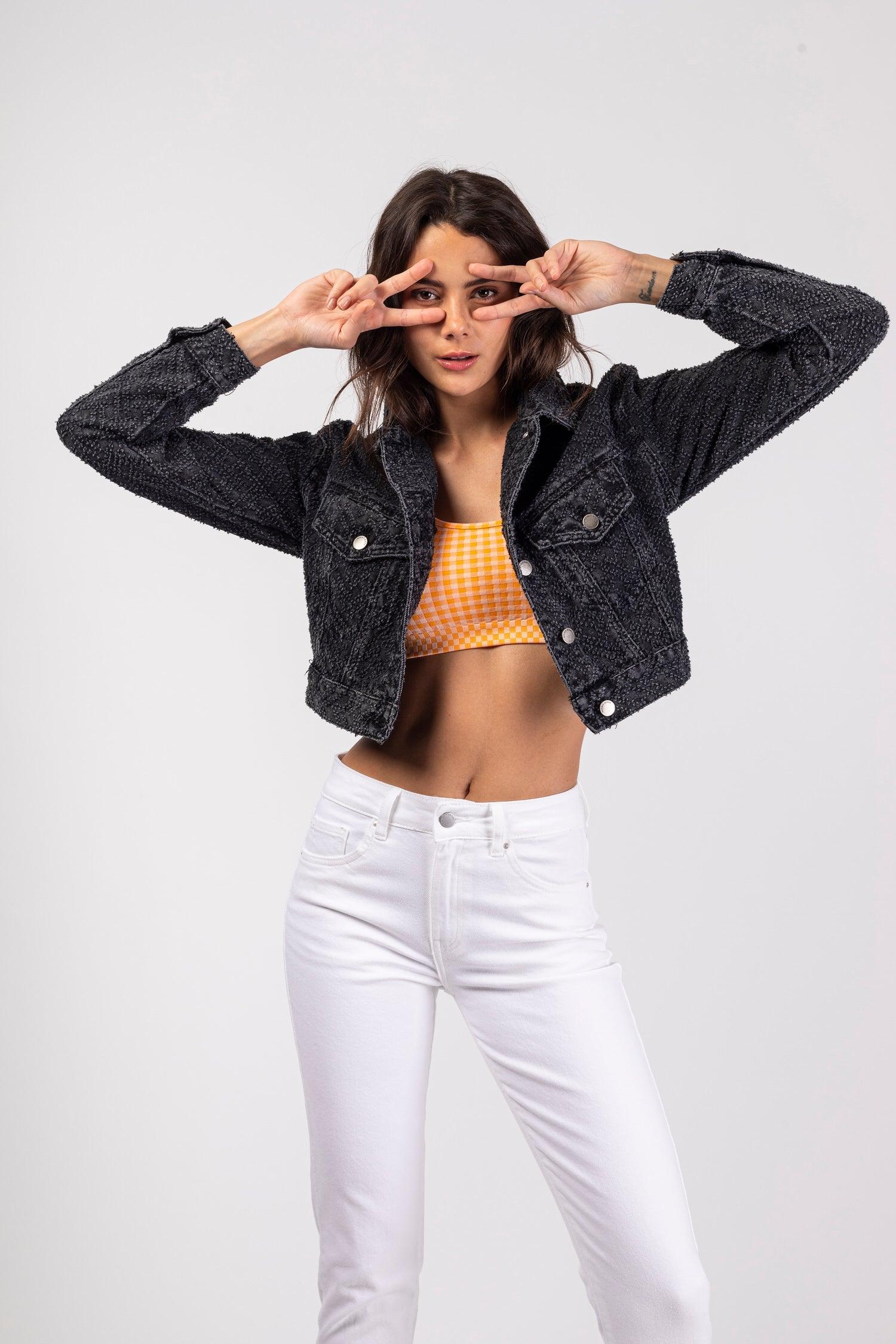 Veste courte en jean - Sista - TOXIK3