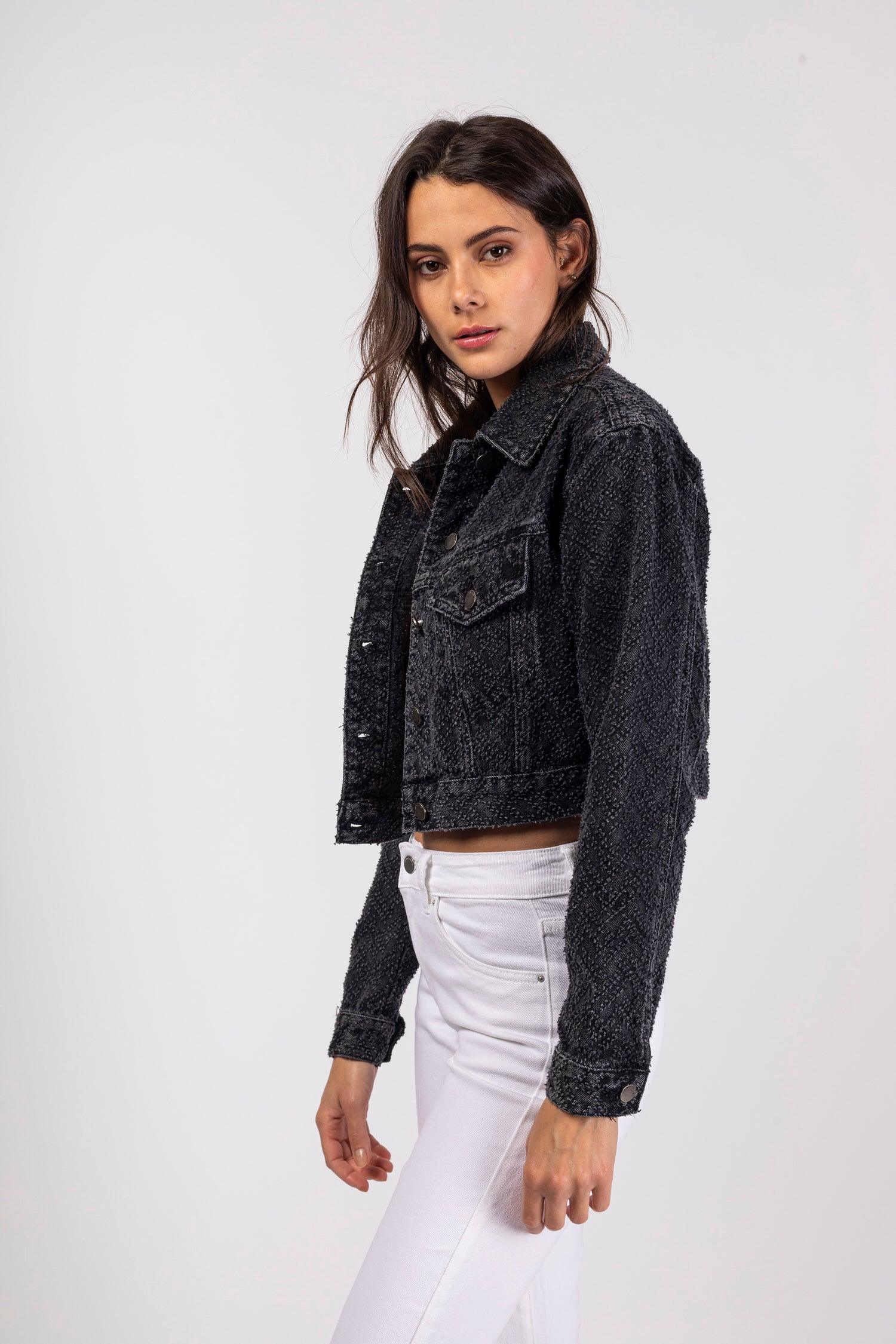 Veste courte en jean - Sista - TOXIK3